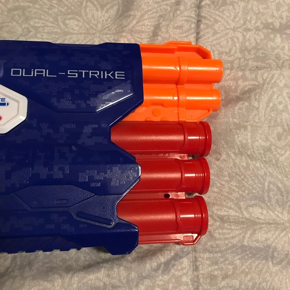 Nerf Gun Dual Strike Kids Toy Boys - Picture 7 of 10